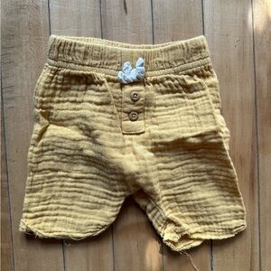 Mustard Yellow Baby Summer Pants